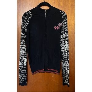 Vintage Pepe Jeans Graphic Silkscreen Detail Graffiti Streetwear Sweatshirt